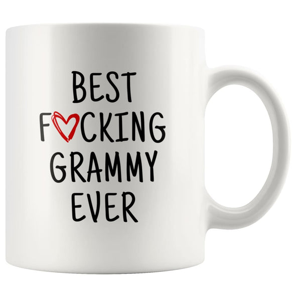 Best F cking Grammy Ever Heart Mug Grammy Gifts Mother’s Day Baby Shower Coffee Mug Tea Cup 11 ounce $14.99 | White Drinkware