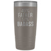 Best Father Gift: 49% Father 51% Badass Insulated Tumbler 20oz $29.99 | Pewter Tumblers