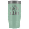 Best Father Gift: 49% Father 51% Badass Insulated Tumbler 20oz $29.99 | Teal Tumblers