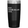 Best Father In Law Ever Coffee Travel Mug 20oz Stainless Steel Vacuum Insulated Travel Mug with Lid Birthday Gift for Father-In-Law Coffee 