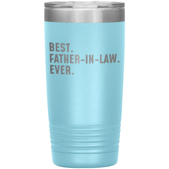 Best Father In Law Ever Coffee Travel Mug 20oz Stainless Steel Vacuum Insulated Travel Mug with Lid Birthday Gift for Father-In-Law Coffee 