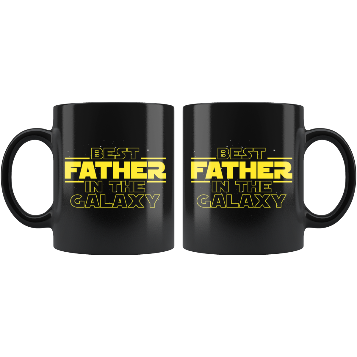Best Father In The Galaxy Coffee Mug Black 11oz Gifts for Father — photo 2