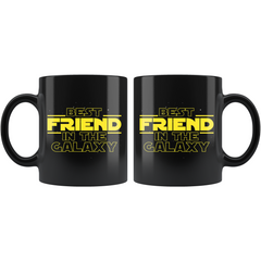 Load image into Gallery viewer, Best Friend In The Galaxy Coffee Mug Black 11oz Gifts for Friend
