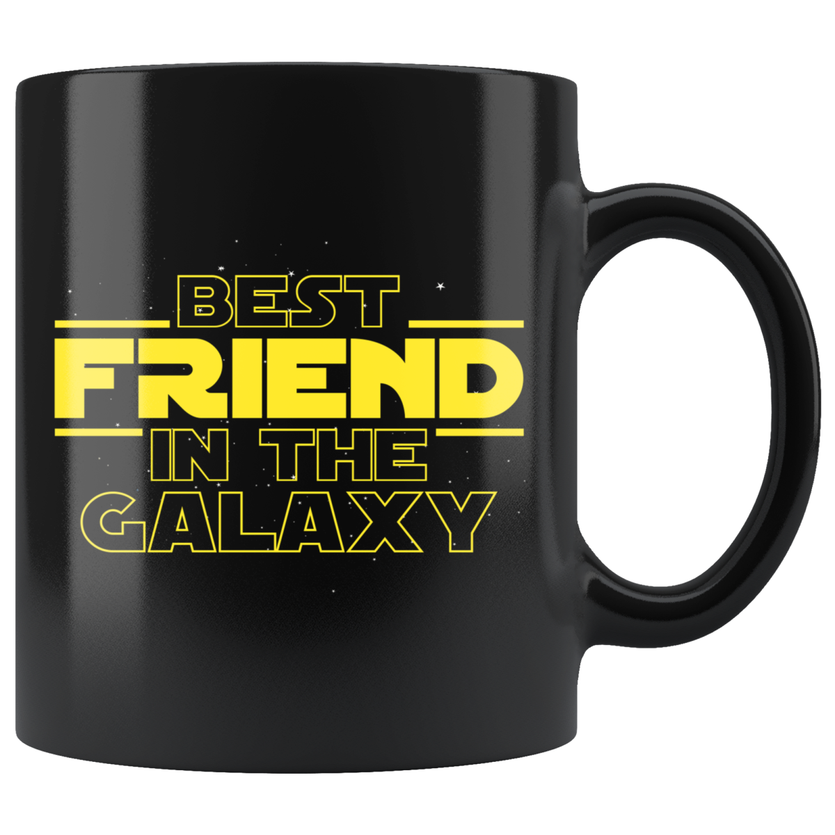 Best Friend In The Galaxy Coffee Mug Black 11oz Gifts for Friend — photo 1