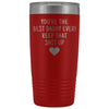 Best Gift for Daddy: Best Daddy Ever! Insulated Tumbler | Daddy Travel Mug $29.99 | Red Tumblers