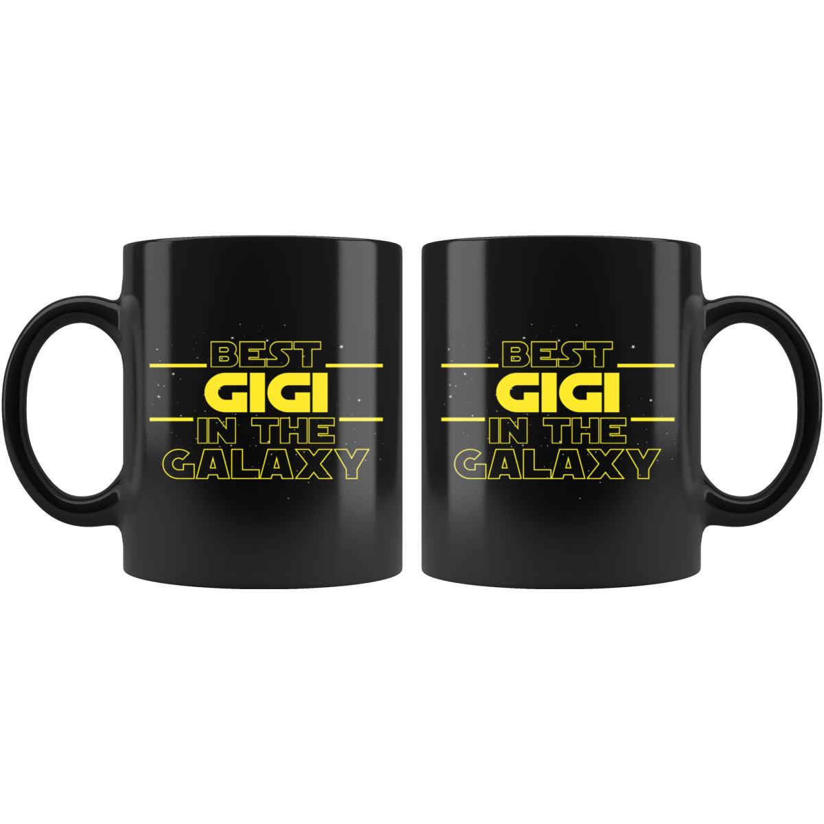 Best Gigi In The Galaxy Coffee Mug Black 11oz Gifts for Gigi $19.99 | Drinkware