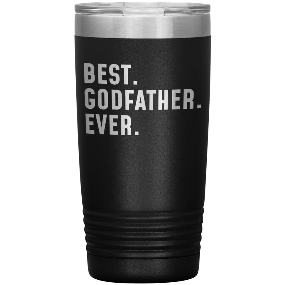 Best Godfather Ever Coffee Travel Mug 20oz Stainless Steel Vacuum Insulated Travel Mug with Lid Birthday Gift for Godfather Coffee Cup