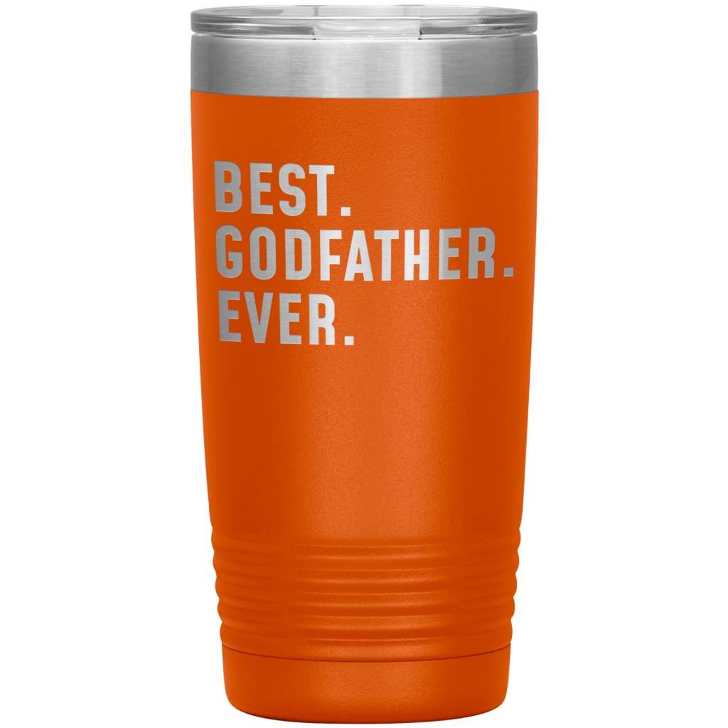 Best Godfather Ever Coffee Travel Mug 20oz Stainless Steel Vacuum Insulated Travel Mug with Lid Birthday Gift for Godfather Coffee Cup 