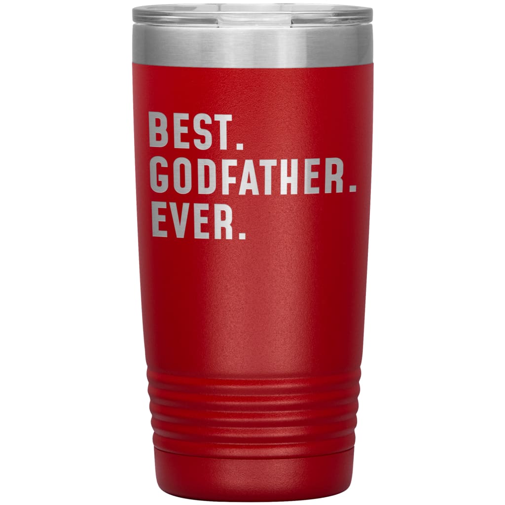 Best Godfather Ever Coffee Travel Mug 20oz Stainless Steel Vacuum Insulated Travel Mug with Lid Birthday Gift for Godfather Coffee Cup 