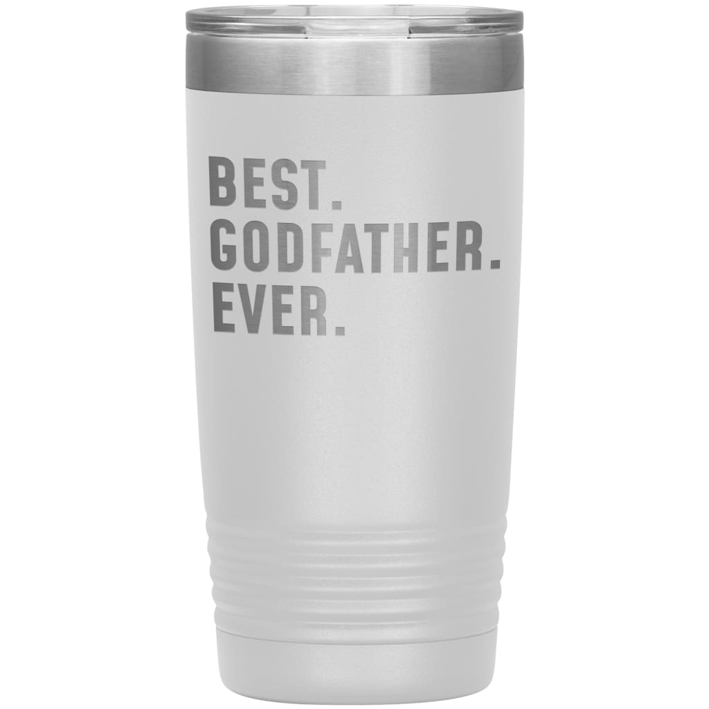 Best Godfather Ever Coffee Travel Mug 20oz Stainless Steel Vacuum Insulated Travel Mug with Lid Birthday Gift for Godfather Coffee Cup 
