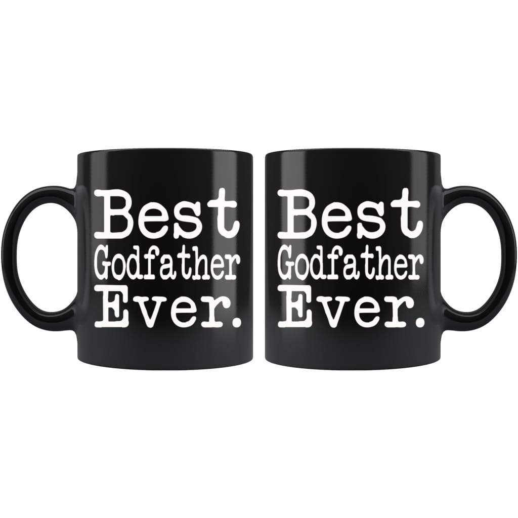Best Godfather Ever Gift Unique Godfather Mug Father's Day Gift for Godfather Best Birthday Gift Christmas Godfather Coffee Mug Tea Cup Black — photo 2