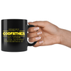 Best Godfather In The Galaxy Coffee Mug Black 11oz Gifts for Godfather $19.99 | Drinkware