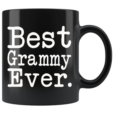 Best Grammy Ever Gift Unique Grammy Mug Mothers Day Gift for Grammy Grandma Birthday Christmas Grammy Coffee Mug Tea Cup Black $19.99 | 11oz
