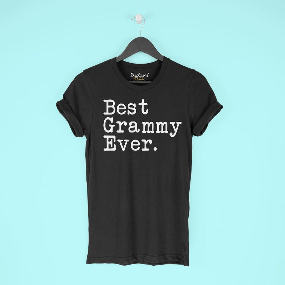 Best Grammy Gifts "Best Grammy Ever" T-Shirt Gifts for Grandma Mother's Day Christmas Birthday Gifts for Grammy