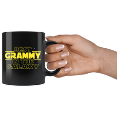 Load image into Gallery viewer, Best Grammy In The Galaxy Coffee Mug Black 11oz Gifts for Grammy