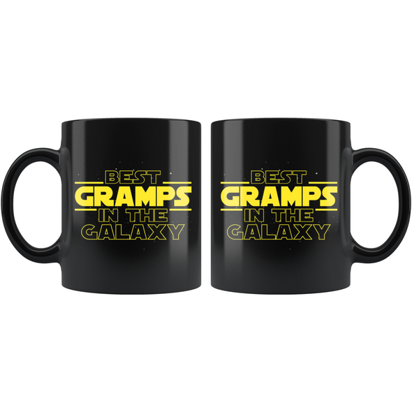 Best Gramps In The Galaxy Coffee Mug Black 11oz Gifts for Gramps $19.99 | Drinkware