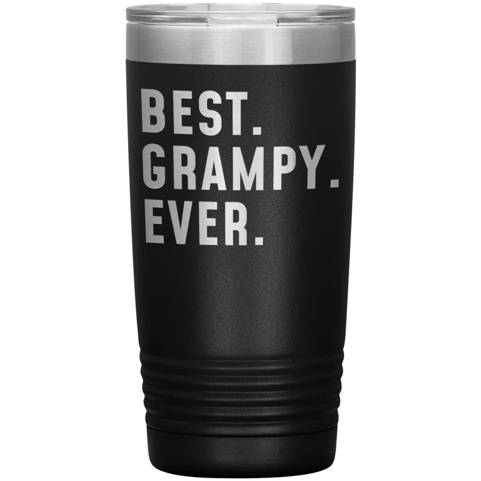 Best Grampy Ever Coffee Travel Mug 20oz Stainless Steel Vacuum Insulated Travel Mug with Lid Birthday Gift for Grampy Coffee Cup