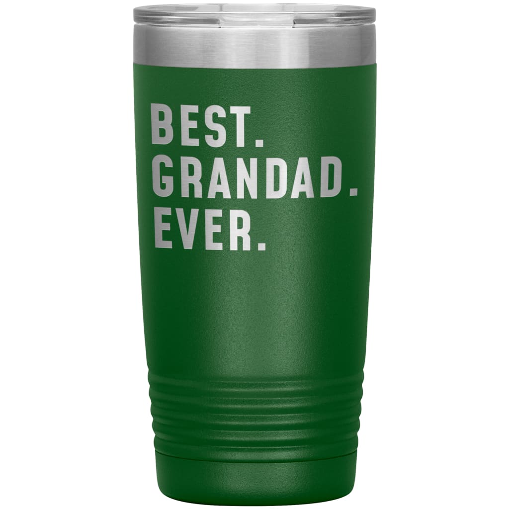 Best Grandad Ever Coffee Travel Mug 20oz Stainless Steel Vacuum Insulated Travel Mug with Lid Birthday Gift for Grandad Coffee Cup $24.99 | 