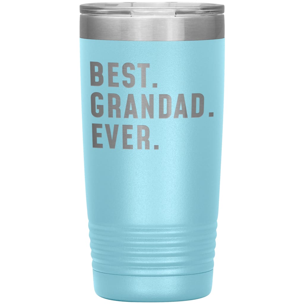 Best Grandad Ever Coffee Travel Mug 20oz Stainless Steel Vacuum Insulated Travel Mug with Lid Birthday Gift for Grandad Coffee Cup $24.99 | 