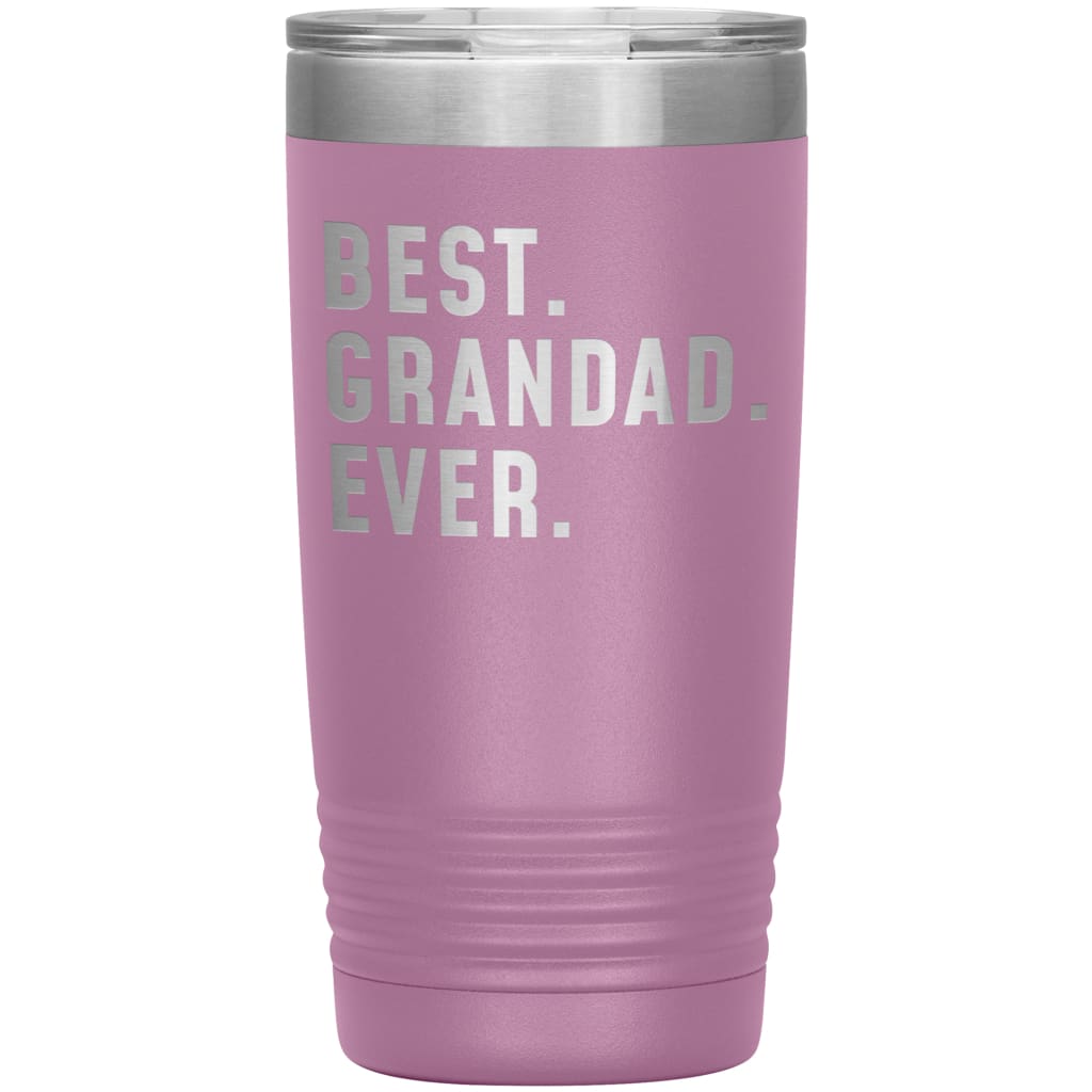 Best Grandad Ever Coffee Travel Mug 20oz Stainless Steel Vacuum Insulated Travel Mug with Lid Birthday Gift for Grandad Coffee Cup $24.99 | 