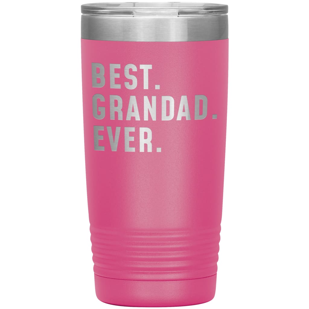 Best Grandad Ever Coffee Travel Mug 20oz Stainless Steel Vacuum Insulated Travel Mug with Lid Birthday Gift for Grandad Coffee Cup $24.99 | 