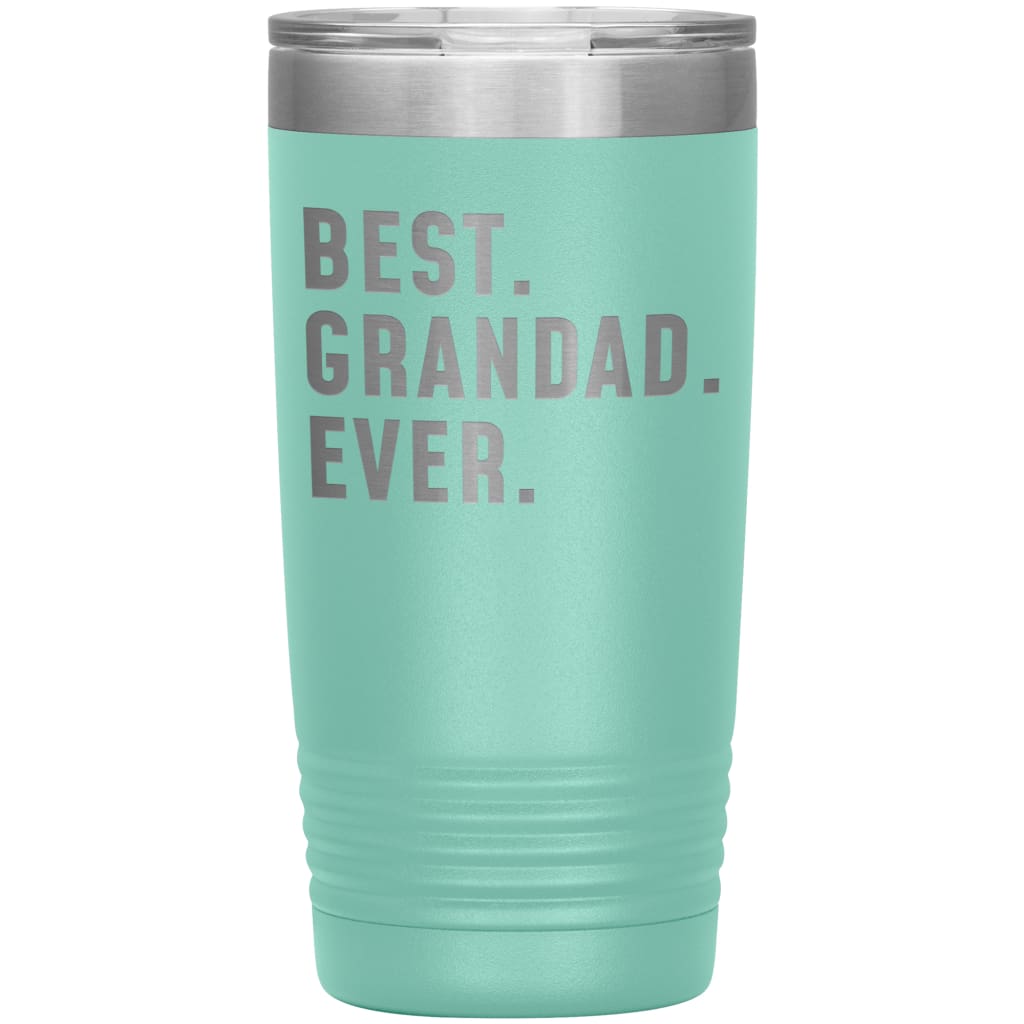 Best Grandad Ever Coffee Travel Mug 20oz Stainless Steel Vacuum Insulated Travel Mug with Lid Birthday Gift for Grandad Coffee Cup $24.99 | 