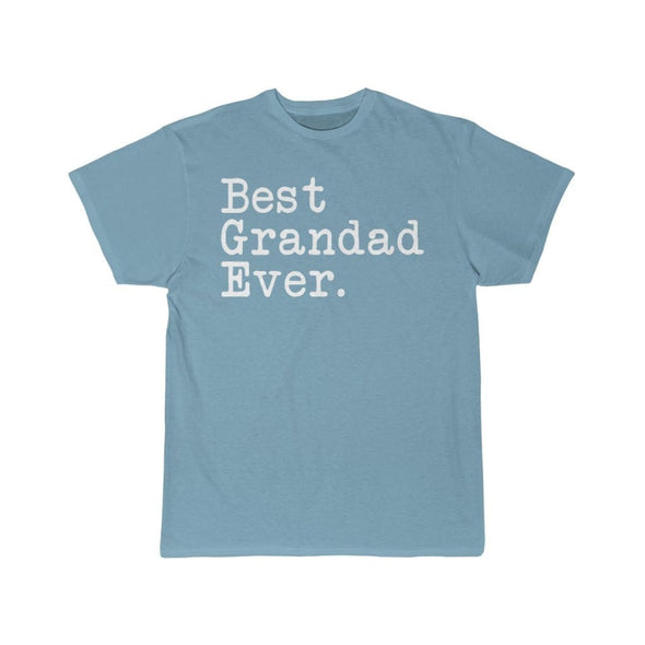Best Grandad Ever T-Shirt Fathers Day Gift for Grandad Tee Birthday Gift Grandad Christmas Gift New Grandad Gift Unisex Shirt $19.99 | Sky