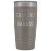 Best Grandad Gift: 49% Grandad 51% Badass Insulated Tumbler 20oz $29.99 | Pewter Tumblers