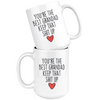 Best Grandad Gifts Funny Grandad Gifts Youre The Best Grandad Keep That Shit Up Coffee Mug 11 oz or 15 oz White Tea Cup $18.99 | Drinkware