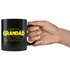 Best Grandad In The Galaxy Coffee Mug Black 11oz Gifts for Grandad $19.99 | Drinkware