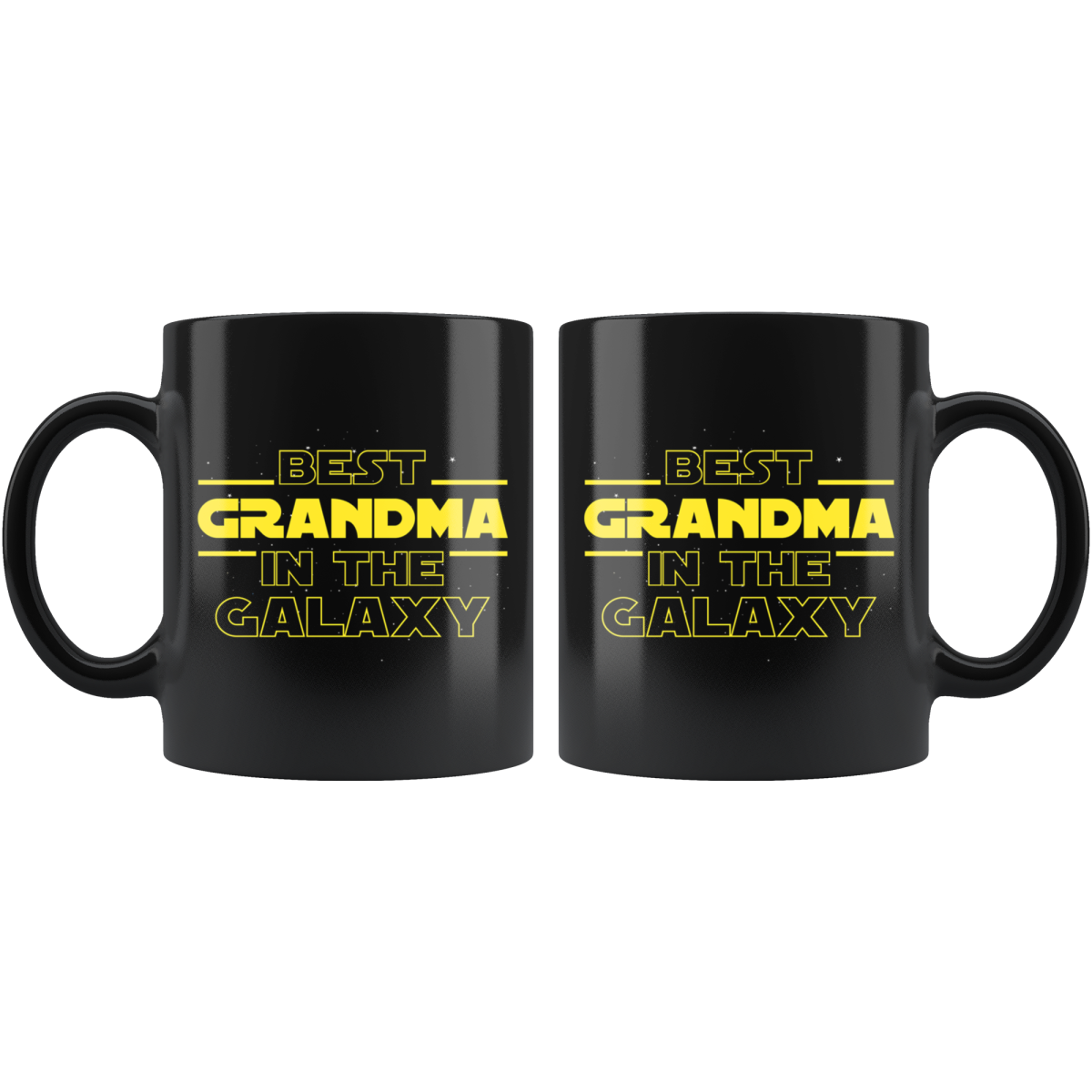 Best Grandma In The Galaxy Coffee Mug Black 11oz Gifts for Grandma — photo 2