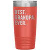 Best Grandpa Ever Coffee Travel Mug 20oz Stainless Steel Vacuum Insulated Travel Mug with Lid Birthday Gift for Grandpa Coffee Cup $29.99 | 