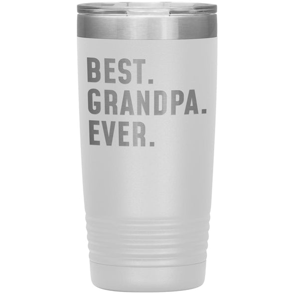 Best Grandpa Ever Coffee Travel Mug 20oz Stainless Steel Vacuum Insulated Travel Mug with Lid Birthday Gift for Grandpa Coffee Cup $29.99 | 