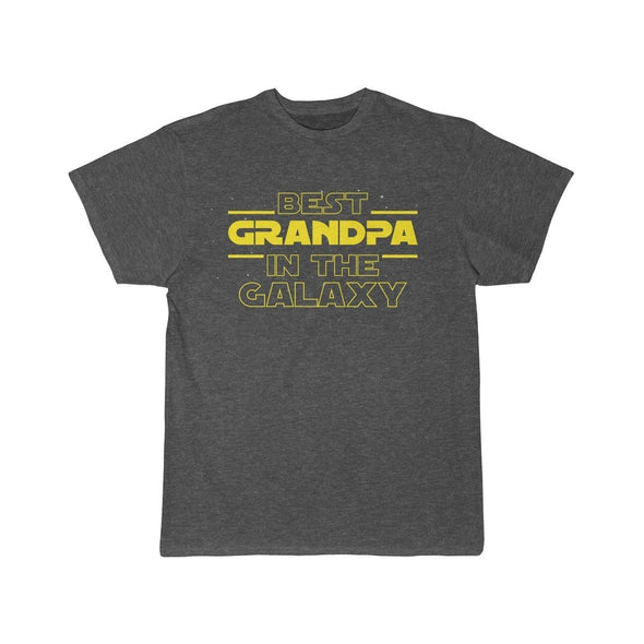 Best Grandpa In The Galaxy T-Shirt $14.99 | Charcoal Heather / S T-Shirt