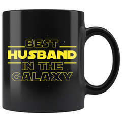 Load image into Gallery viewer, Best Husband In The Galaxy Coffee Mug Black 11oz Gifts for Husband