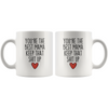 Best Mama Gifts Funny Mama Gifts Youre The Best Mama Keep That Shit Up Coffee Mug 11 oz or 15 oz White Tea Cup $18.99 | Drinkware