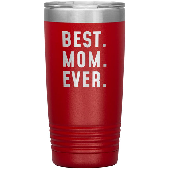 Best Mom Ever Coffee Travel Mug 20oz Stainless Steel Vacuum Insulated Travel Mug with Lid Birthday Gift for Mom Coffee Cup $29.99 | Red 