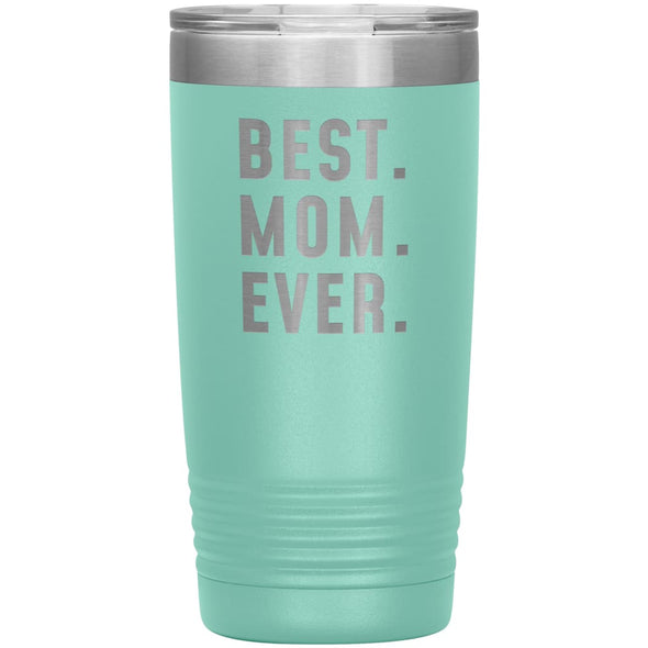 Best Mom Ever Coffee Travel Mug 20oz Stainless Steel Vacuum Insulated Travel Mug with Lid Birthday Gift for Mom Coffee Cup $29.99 | Teal 
