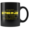 Best Mother-In-Law In The Galaxy Coffee Mug Black 11oz Gifts for Mother In Law $19.99 | 11oz - Black Drinkware