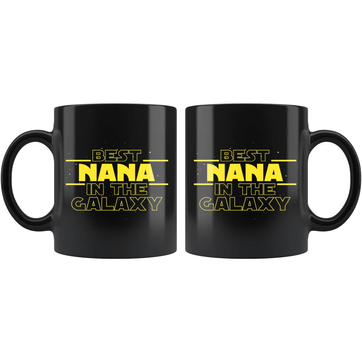 Best Nana In The Galaxy Coffee Mug Black 11oz Gifts for Nana — photo 2