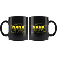 Load image into Gallery viewer, Best Nana In The Galaxy Coffee Mug Black 11oz Gifts for Nana