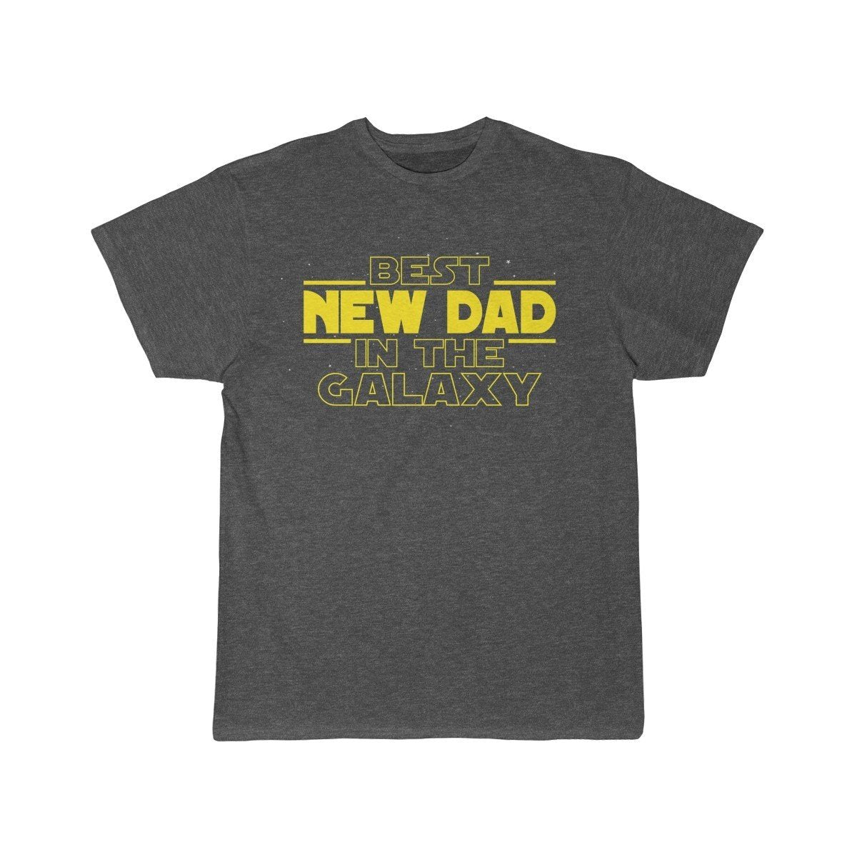 Best New Dad In The Galaxy T-Shirt $14.99 | Charcoal Heather / S T-Shirt
