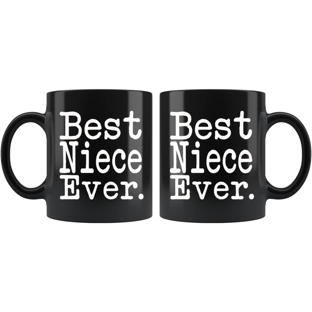 Best Niece Ever Gift Unique Niece Mug High School Graduation Gift for Niece Favorite Niece Gift Birthday Christmas Niece Coffee Mug Tea Cup Black — photo 2