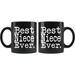 Load image into Gallery viewer, Best Niece Ever Gift Unique Niece Mug High School Graduation Gift for Niece Favorite Niece Gift Birthday Christmas Niece Coffee Mug Tea Cup Black
