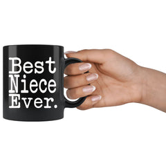 Load image into Gallery viewer, Best Niece Ever Gift Unique Niece Mug High School Graduation Gift for Niece Favorite Niece Gift Birthday Christmas Niece Coffee Mug Tea Cup Black
