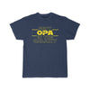 Best Opa In The Galaxy T-Shirt $14.99 | Athletic Navy / S T-Shirt