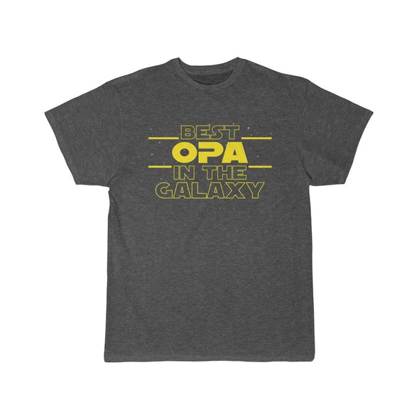 Best Opa In The Galaxy T-Shirt $14.99 | Charcoal Heather / S T-Shirt