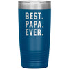 Best Papa Ever Coffee Travel Mug 20oz Stainless Steel Vacuum Insulated Travel Mug with Lid Birthday Gift for Papa Coffee Cup $24.99 | Blue 