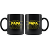 Best Papa In The Galaxy Coffee Mug Black 11oz Gifts for Papa $19.99 | Drinkware