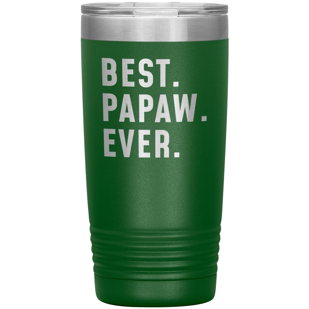 Best Papaw Ever Coffee Travel Mug 20oz Stainless Steel Vacuum Insulated Travel Mug with Lid Birthday Gift for Papaw Grandpa Coffee Cup 